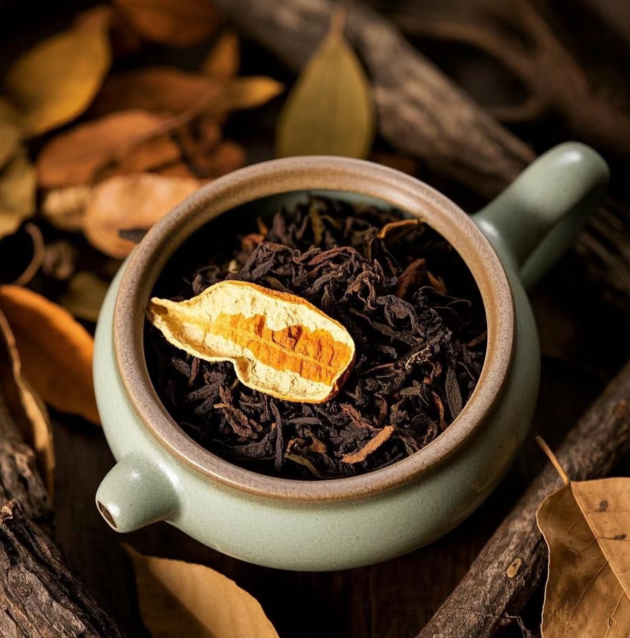 陈皮普洱茶